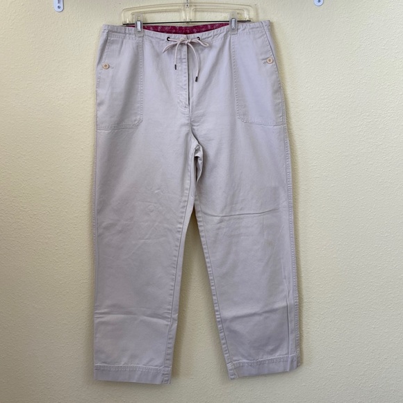 Lauren Ralph Lauren Cotton Twill Pants - Picture 1 of 7